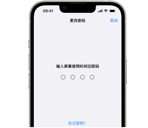 长顺iPhone屏幕维修分享iPhone屏幕使用时间密码忘记了怎么办 