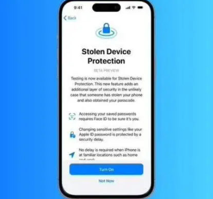 长顺苹果授权维修店分享被盗设备保护功能开启方法 