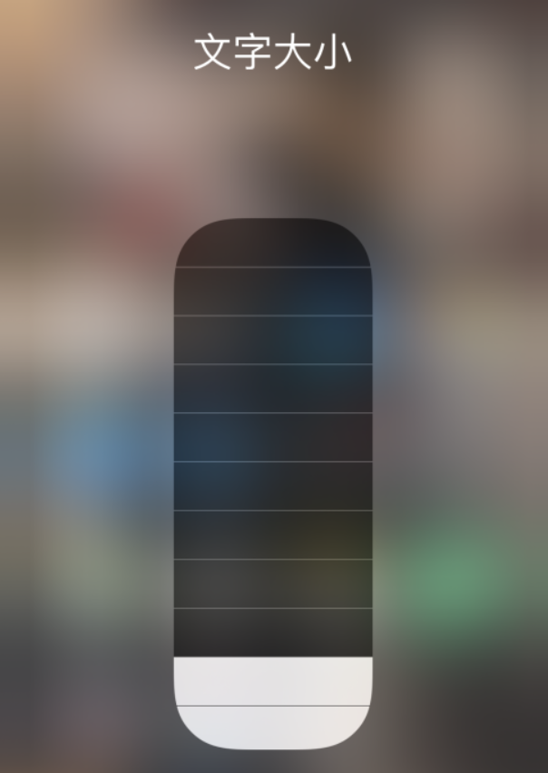 长顺苹果手机维修分享小技巧：在 iPhone 控制中心快速调节字体大小 